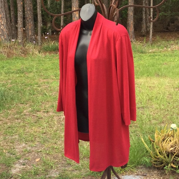 🌹NWOT Awesome Open Cardigan Kim Rogers Size 2XLarge Wardrobe Must Have 🌹 - Picture 5 of 6